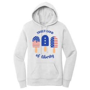 Sweet Land Of Liberty Ice Cream Pops Women's Pullover Hoodie