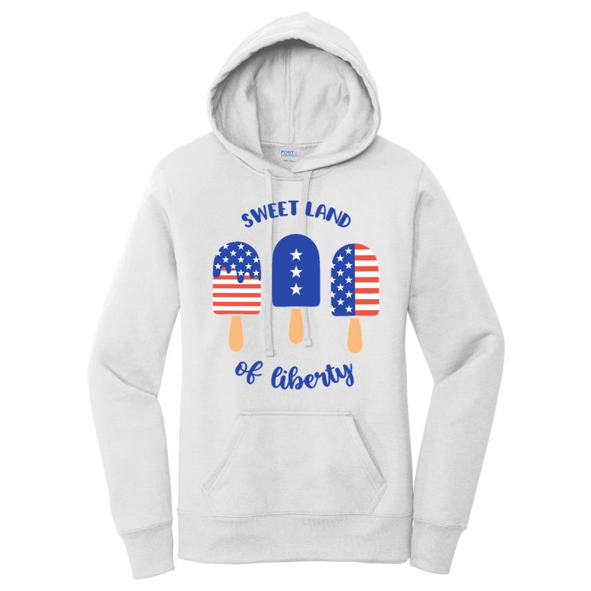 Sweet Land Of Liberty Ice Cream Pops Women's Pullover Hoodie
