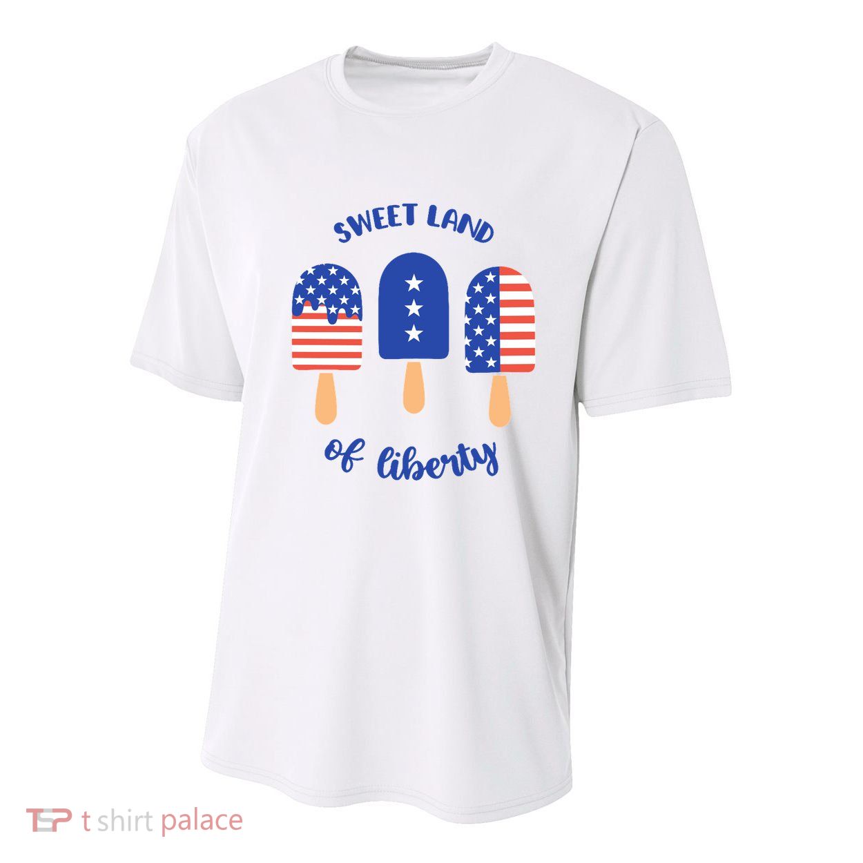 Sweet Land Of Liberty Ice Cream Pops Youth Performance Sprint T-Shirt