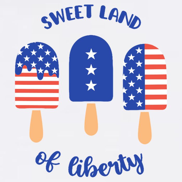 Sweet Land Of Liberty Ice Cream Pops Baby Bodysuit