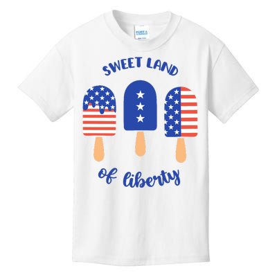 Sweet Land Of Liberty Ice Cream Pops Kids T-Shirt