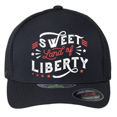 Sweet Land Of Liberty USA Flexfit Unipanel Trucker Cap