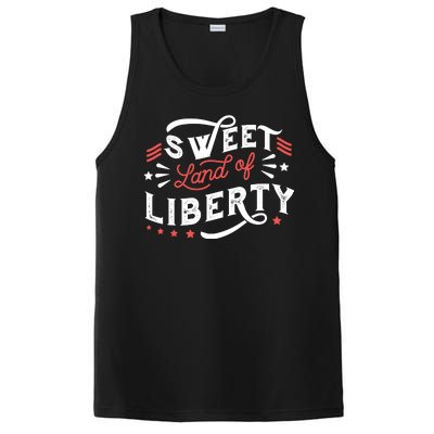 Sweet Land Of Liberty USA PosiCharge Competitor Tank