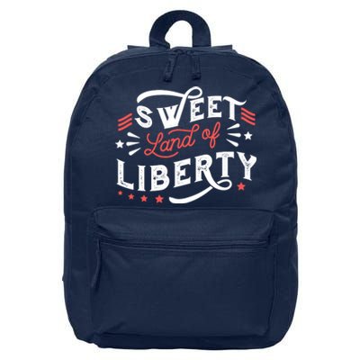 Sweet Land Of Liberty USA 16 in Basic Backpack