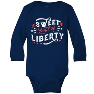 Sweet Land Of Liberty USA Baby Long Sleeve Bodysuit