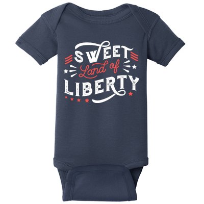 Sweet Land Of Liberty USA Baby Bodysuit