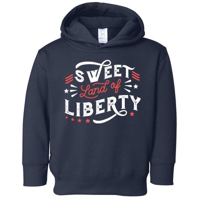 Sweet Land Of Liberty USA Toddler Hoodie