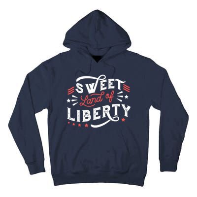 Sweet Land Of Liberty USA Tall Hoodie