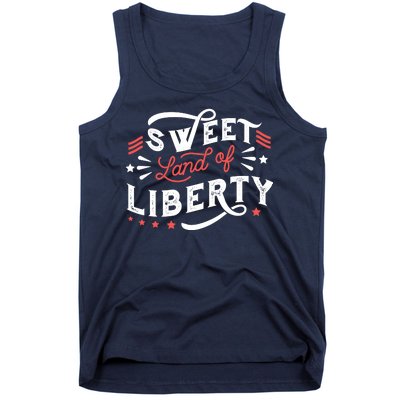 Sweet Land Of Liberty USA Tank Top