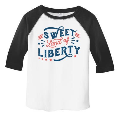 Sweet Land Of Liberty USA Toddler Fine Jersey T-Shirt