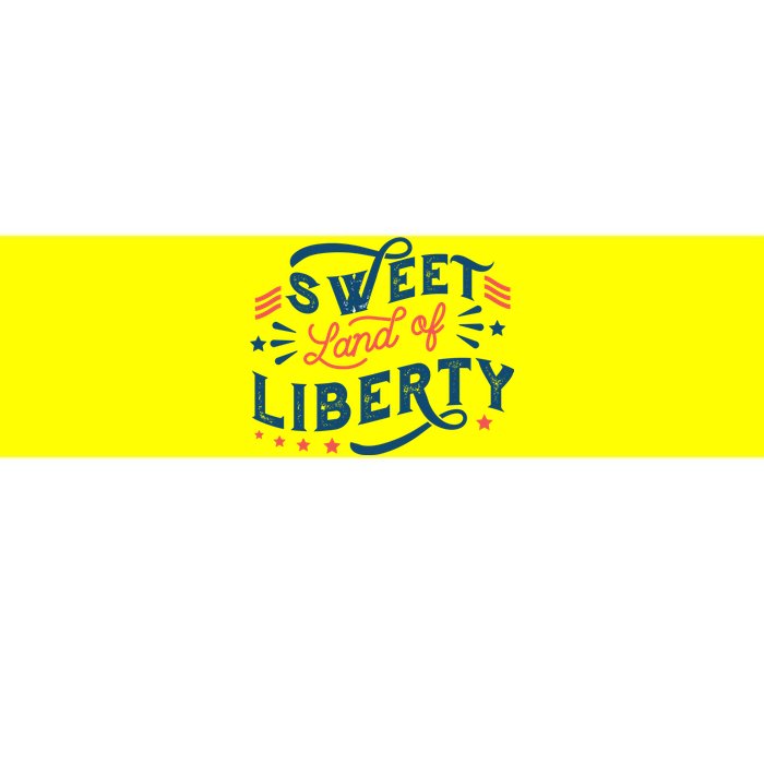 Sweet Land Of Liberty USA Bumper Sticker