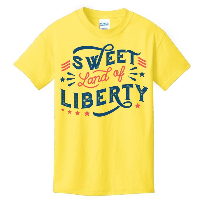 Sweet Land Of Liberty USA Kids T-Shirt