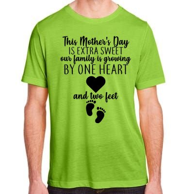 Sweet Mother's Day Pregnancy Announcement  Adult ChromaSoft Performance T-Shirt