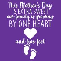 Sweet Mother's Day Pregnancy Announcement  Sweatshirt