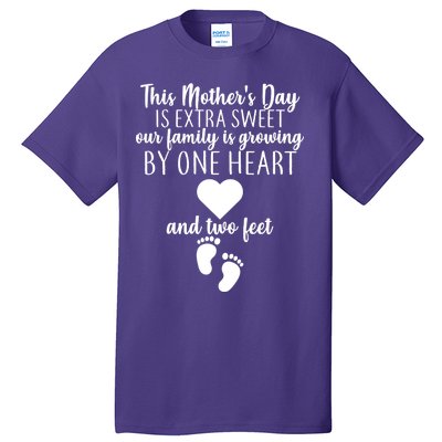 Sweet Mother's Day Pregnancy Announcement  Tall T-Shirt