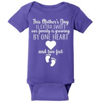 Sweet Mother's Day Pregnancy Announcement  Baby Bodysuit