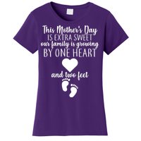 Sweet Mother's Day Pregnancy Announcement  Women's T-Shirt