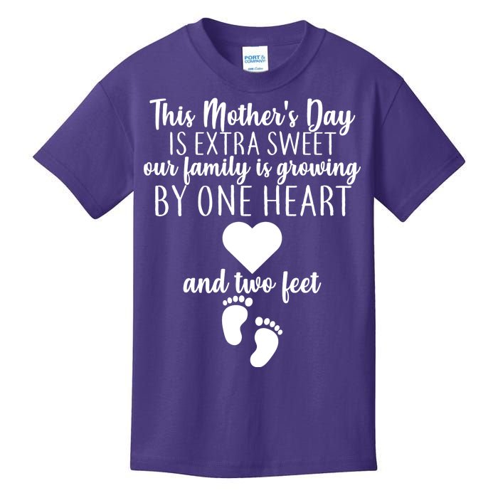 Sweet Mother's Day Pregnancy Announcement  Kids T-Shirt