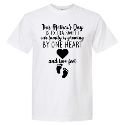 Sweet Mother's Day Pregnancy Announcement  Garment-Dyed Heavyweight T-Shirt