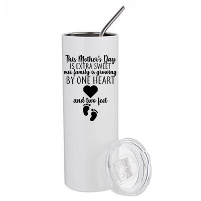 Sweet Mother's Day Pregnancy Announcement  Stainless Steel Tumbler