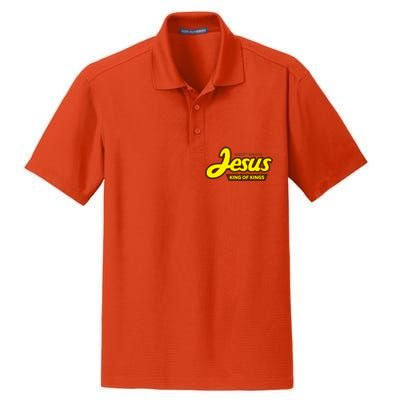 Sweet Savior Jesus King of Kings Dry Zone Grid Polo