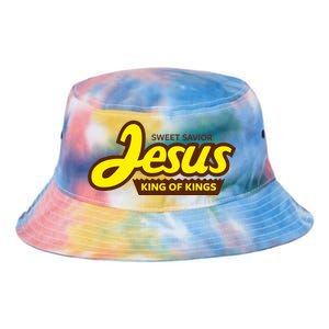 Sweet Savior Jesus King of Kings Tie Dye Newport Bucket Hat