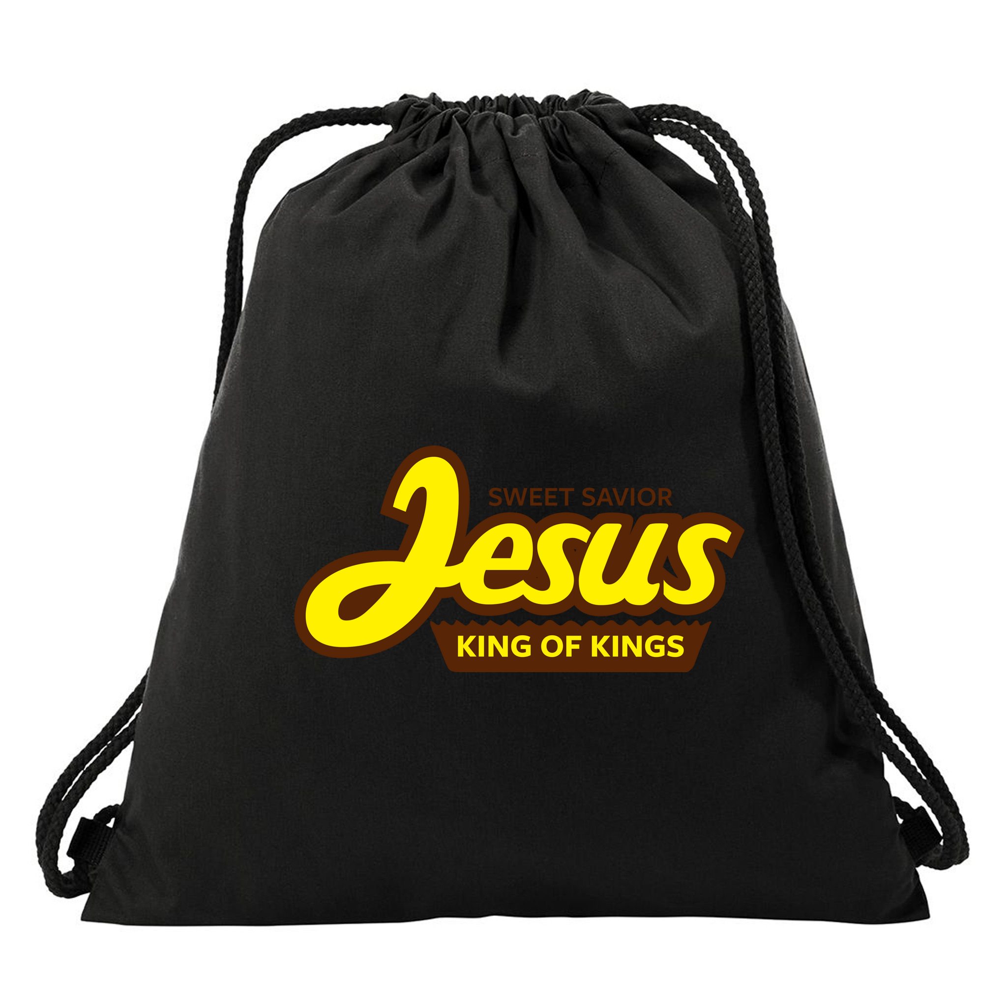 Sweet Savior Jesus King of Kings Drawstring Bag