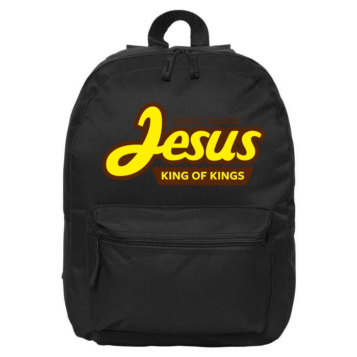 Sweet Savior Jesus King of Kings 16 in Basic Backpack