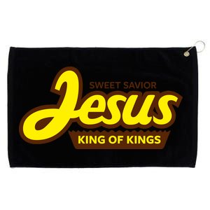 Sweet Savior Jesus King of Kings Grommeted Golf Towel