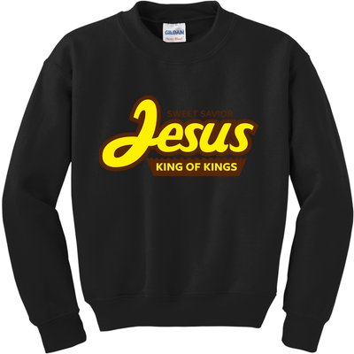 Sweet Savior Jesus King of Kings Kids Sweatshirt