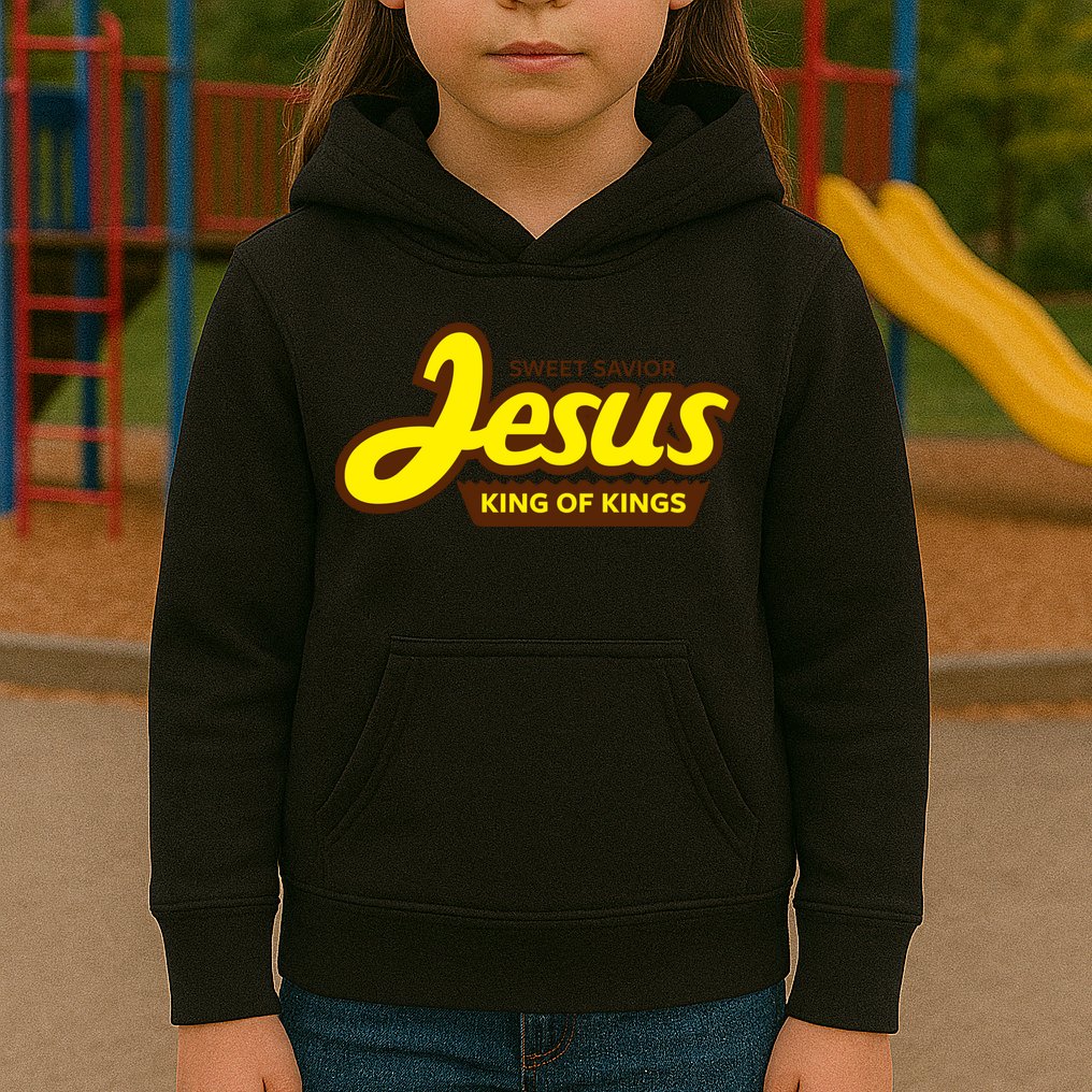 Sweet Savior Jesus King of Kings Kids Hoodie