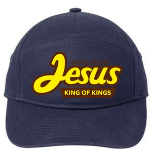 Sweet Savior Jesus King of Kings 7-Panel Snapback Hat