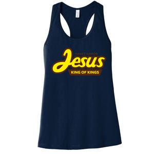 Sweet Savior Jesus King of Kings Women's Racerback Tank