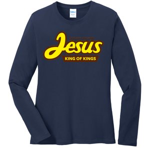 Sweet Savior Jesus King of Kings Ladies Long Sleeve Shirt