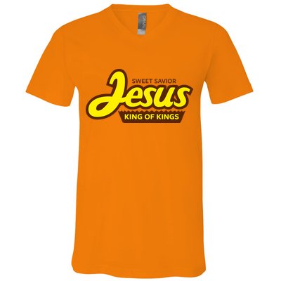 Sweet Savior Jesus King of Kings V-Neck T-Shirt