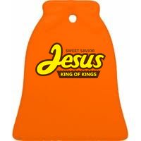 Sweet Savior Jesus King of Kings Ceramic Bell Ornament