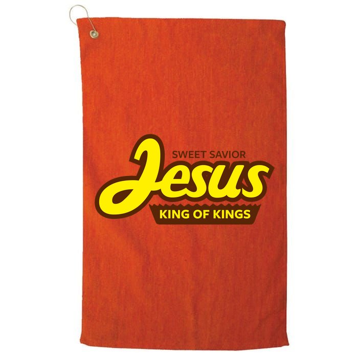 Sweet Savior Jesus King of Kings Platinum Collection Golf Towel