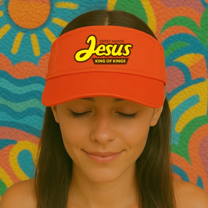 Sweet Savior Jesus King of Kings Visor