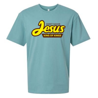 Sweet Savior Jesus King of Kings Sueded Cloud Jersey T-Shirt