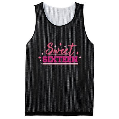 Sweet Sixteen Mesh Reversible Basketball Jersey Tank