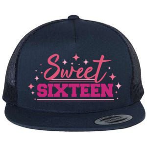 Sweet Sixteen Flat Bill Trucker Hat