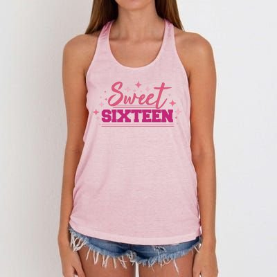 Sweet Sixteen Women's Knotted Racerback Tank