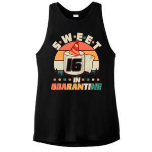 Sweet Sixteen In Quarantine Ladies PosiCharge Tri-Blend Wicking Tank