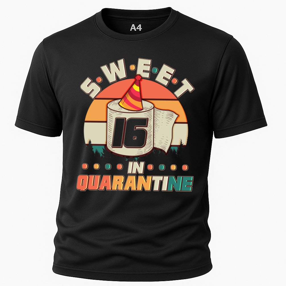 Sweet Sixteen In Quarantine Cooling Performance Crew T-Shirt