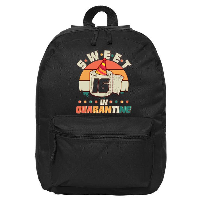 Sweet Sixteen In Quarantine 16 in Basic Backpack