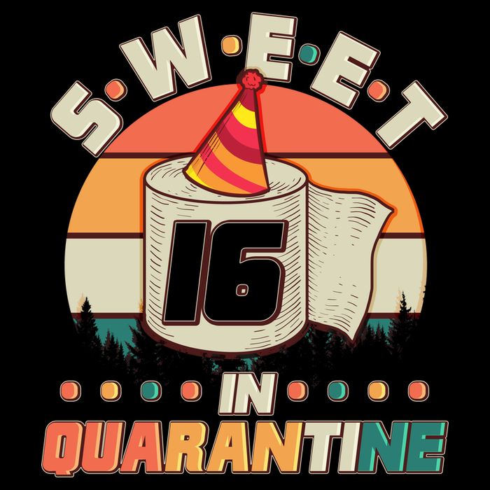 Sweet Sixteen In Quarantine 16 in Basic Backpack