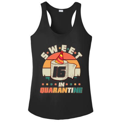 Sweet Sixteen In Quarantine Ladies PosiCharge Competitor Racerback Tank