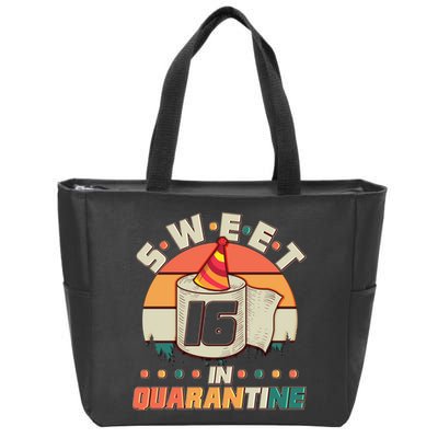 Sweet Sixteen In Quarantine Zip Tote Bag