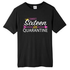 Sweet Sixteen In Quarantine Crown Arrow Tall Fusion ChromaSoft Performance T-Shirt