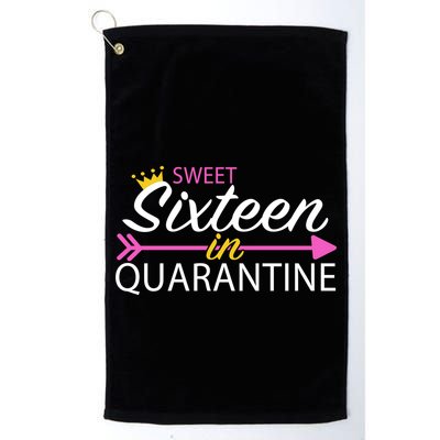 Sweet Sixteen In Quarantine Crown Arrow Golf Towel